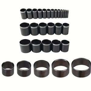 TEMU 1-50mm 수동 가죽 절단기 몰드 30개 세트, 원형 꽃무늬 펀치 롤러, 속통 펀치 가죽 천공기, DIY 가죽 원형 절단 공구 세트