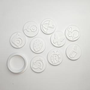 TEMU 10개 봄 테마 점토 스탬프 및 몰드 세트, 토끼, 나비, 부활절 달걀, 달팽이, 봄철 동물 점토 스탬프, 다양한 도자기 장식품 및 주얼리 제작에 적합
