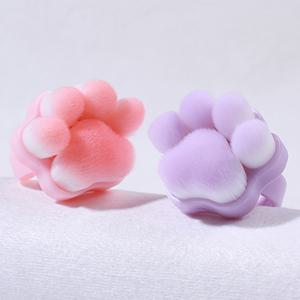 TEMU 2/3/5링 고양이 발톱 클리너 브러쉬, 케라틴 클리닝용 부드러운 털 네일 아트 브러쉬, 휴대용 네일 케어 도구 클리닝 브러쉬, 가정 및 살롱 네일 도구에 적합