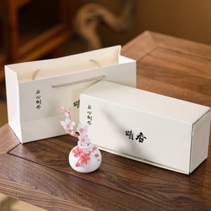TEMU 세라믹 수제 핀치 플라워 원형 복숭아 꽃병, 라피스 라즐리 도자기 따뜻하고 반투명한 신선한 꽃 용기, 복숭아꽃 도자기 장식품
