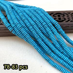 TEMU 6X2mm 78-83개 천연석 스페이서 비즈 주얼리 제작 팔찌 목걸이
