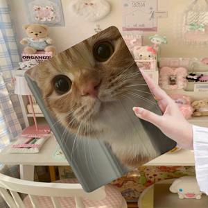 TEMU 아이패드 케이스에 내장된 펜 트레이가 있는 귀여운 고양이 보호용 아이패드 케이스, 아이패드 9.7/10.2/10.9/12.9/프로 11/10세대와 호환 가능, 미끄럼 방지 TPU 소재, 가벼우면서 세련된 아이패드 액세서리