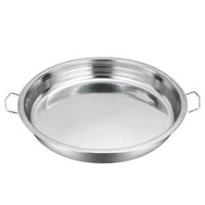 TEMU 두꺼운 스테인리스 스틸량비 공 접시, 원형 케이크 접시 제작 도구, 평면 바닥 찜 야채 밥 접시, 트레이, 스테인리스 스틸 케이크 접시, 손잡이, 량비 공 케이크 접시, 평면 바닥 트레이, 깊은 접시 몰드, 찜 스펀지 케이크 접시