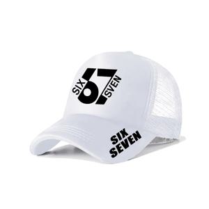 TEMU 트렌디한 '67' 숫자 프린트가 특징인 다기능 스냅백 모자 - 가볍고 통기성 좋은 메쉬 야구 모자, 일상 및 야외용, 스타일리시한 썬햇, 캐주얼 액세서리로 사용 가능|스냅백