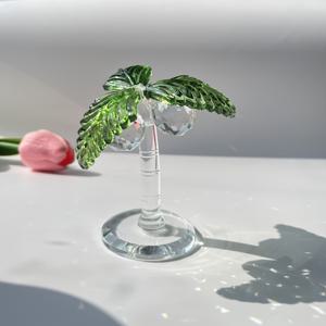 TEMU 수집용 피규어, 작은 코코넛 나무 조각상, 아름다운 장식품, 생일 선물, 결혼 선물 파티 테이블 장식품, 새 집 장식