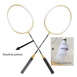 TEMU 1세트 배드민턴 라켓 (라켓 2개 + 셔틀콕 3개 + 보관 가방 포함) - 가볍고 내구성 강한 분리형 더블바 라켓, 훈련/레크리에이션/대회용 - 조립 필요