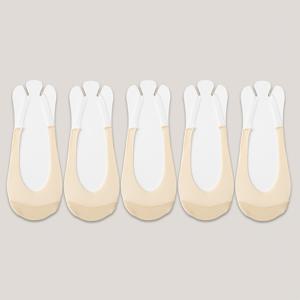 TEMU 여성용 여름 신상 메쉬 스트랩 로우컷 보이지 않는 양말 5켤레 세트, 여성 단색 노쇼 하이힐 양말 하프팜 양말