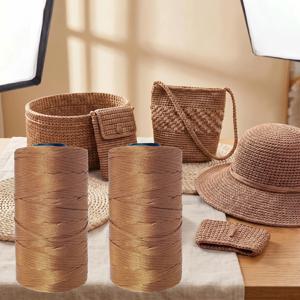TEMU 2026년 신상 크로셰 여름 선캡 및 슬리퍼, 13Cm X 7Cm, 폴리에스터 80%, 손뜨개용 크로셰, 쿠션, 신발, 선캡 및 봄 여름 가을용 크로셰 가방