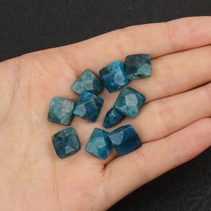 TEMU 10개 10X5mm 천연석 아파이트 아마존석 파체드 직사각형 루스 스페이서 비즈, 주얼리 제작용, 독특한 목걸이 남녀 선물