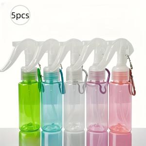 TEMU 2/3/5개입 60ML 키체인 후크 플라스틱 여행용 병 향수 스프레이 병 미니 스프레이 병 누수 방지 리필 가능 빈 병 메이크업 도구 트리거 스프레이 병 여행용으로 이상적인 선택 (색상 랜덤 배송)