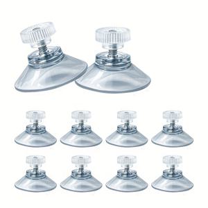 TEMU 30mm 초강력 흡착 컵 후크 | M4 대형 너트 세트 포함, 자동차, 욕실 및 주방의 매끄러운 평면 표면에 적합, 다용도 후크