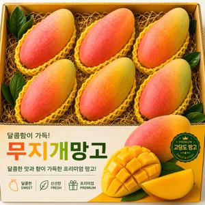 TEMU [꿀브릭스] 무지개망고 1kg