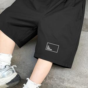 TEMU 2026 신상 남아용 여름 반바지, 중대형 사이즈, 트렌디한 브랜드 남아용 여름 바지, 야외 활동용으로 완벽