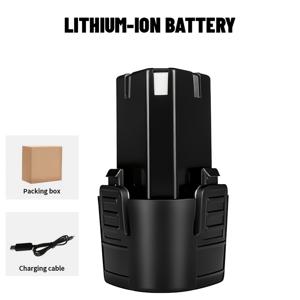 TEMU 1/2개입 12V 리튬 배터리 팩, 12V 시리즈 전동 공구와 호환, 고품질 18650 리튬 이온 셀 사용, 높은 에너지 밀도. 스마트 배터리 보호 기술, 배터리 및 공구 관리, ELECTRIC GODDESS 브랜드, 선물용으로 적합