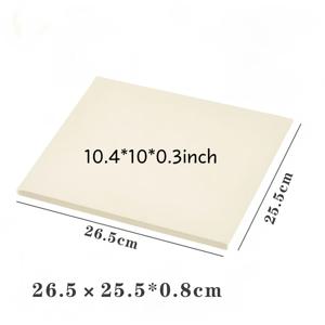 TEMU 코드이에라이트 오븐용 피자 스톤, 10.4 X 10인치(265 X 255mm) 정사각형 베이킹 스톤, 실제 사진 크기 참고, 바삭한 크러스트를 위한 내구성 있는 피자 스톤, 가정용 오븐 및 그릴과 호환