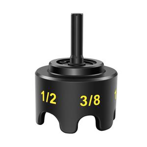 TEMU 볼트 너트 퀵 분해기 1개, 지퍼형 볼트 너트 추출 공구, 육각 샹크 너트 드라이브, 1/4