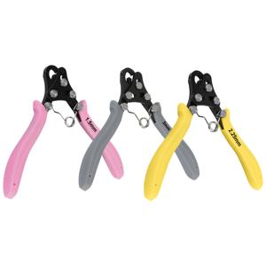 3개 수제 핑크 코일 플라이어 세트, 1.5/2.25/3mm 루핑 도구, 다기능 주얼리 플라이어, 미니 와이어 랩핑 비즈 공예 도구