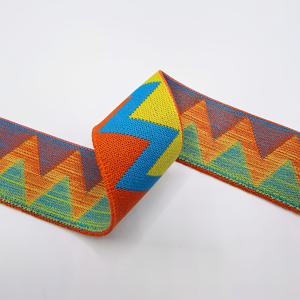 TEMU 3야드 / 108인치 / 275cm 스타일 컬러풀 고탄성 탄성 밴드, 40mm 에스닉 스타일 탄성 직조 레이스 트림, 파티 장식용 탄성 리본. 사이클링 레그 밴드, 헤어밴드, 스커트, 바지, 신발 및 모자 장식, 다목적 DIY 공예에 적합