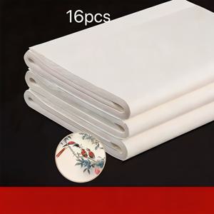 TEMU 특대형 수제 중국 가죽지 (13.38X54.33인치) - 반숙 및 무산성, 서예, 그림 및 미술 프로젝트에 적합