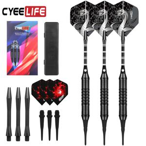 TEMU Cyeelife 18g 소프트팁 다트, 3개 세트, 연습용 및 대회용 전문가급 안전한 성인용 다트 세트