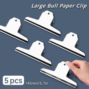 TEMU 대형 소 bull 종이 클립 14.5Cm/5.7In, 그림, 게시판, 미술 작품, 음식 가방, 사진, 가정, 사무실, 스튜디오, 학용품용 금속 바인더 금속 칩 - 1개/3개/5개