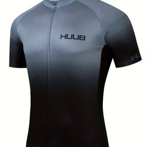 TEMU 2024 HUUB 남성용 반팔 사이클링 저지 세트 사이클링 의류 남성 여름 사이클링 의상 트라이아톤 빕 쇼츠 슈트 자전거 유니폼