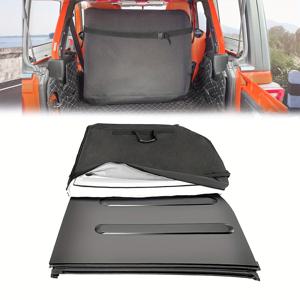 1개 패널 하드탑 수납 가방, 손잡이 포함, 2007-2022 JEEP Wrangler JK JKU JL JLU Sports Rubicon Unlimited Gladiator 2-도어 & 4-도어 및 2020-2022 Gladiator JT 호환