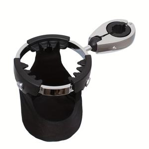 TEMU 컵홀더 7/8'' 22mm ~ 1 1/4'' 32mm 구경 핸들바용 수물병 음료컵 바구니 홀더, 360° 회전볼 포함, 할리/바이크/ATV/UTV/보트/카누/스쿠터/보행기용