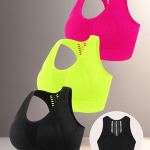 TEMU 여성용 탱크탑 스타일 블랙 쇼크 흡수 스포츠 브라 3pcs, 등 통풍 구멍, 탈착식 패드, 와이드 스트랩, 원피스 풀오버 디자인, 스타일, 사계절 다용도 착용 가능