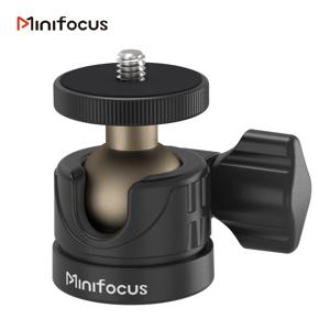 TEMU MINIFOCUS 미니 볼 헤드, 삼각대 헤드 1/4'' 마운트 (DSLR 카메라, 캠코더, 모니터, 스마트폰, 조명, 마이크, 슬라이더용, 마그네틱 베이스)
