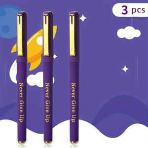 WQN 3개입 0.7mm 보라색 서명용 펜, 부드럽고 지속적인 빠른 건조 물성 펜, 비즈니스 회의 사무실 서명용 펜, 개학 시즌, 서명용 펜, 잉크 펜, , 젤 펜, 젤 볼펜 Mm, 상자 포함 펜, 레드 펜 Mm, 그린 펜, 학교 용품, 학교용 펜, 문구류, 쓰기용 펜