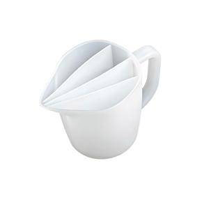 TEMU 1개 17oz/500ml 손잡이가 있는 두꺼운 & 쉬운 청소 분할 컵, 페인트 붓기용 4채널 실리콘 재사용 가능한 유체 아트 분할 컵, 에폭시 레진 몰드용