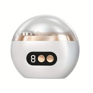 TEMU 휴대용 전기 손톱깎이, 손톱 그라인더, USB 충전, 간편한 사용법, 찔림 방지 디자인, LED 조명 지원, 날아다니는 찌꺼기 없애기, 매니큐어, 손톱 연마, 광택 및 모양 만들기에 적합