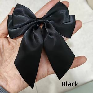 TEMU 6개입, 길이 13cm (5.12인치), 레드, , 블랙, 골드, 퍼플 더블 이어 보우, 암호화 및 두꺼운 소재, 더 텍스처드한 보우, 허리 밴드는 재봉 또는 다림질, 풀어지기 쉬워지지 않음, 선물 포장 및 헤어 장식에 적합
