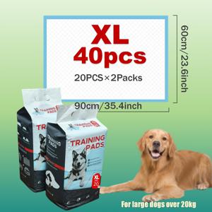 TEMU 200/100/80/40pcs 두꺼운 대형 초 흡수성 애완동물 소변 패드 - 누출 방지, 냄새 제어, 쉽게 훈련할 수 있는 일회용 애완동물 패드 - 개, 강아지, 고양이, 다양한 애완동물 소변 패드, 애완동물 용품, 개 패드, 대량 수량