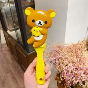 TEMU 만화 에어 쿠션 빗 빗털 마사지 정전기 방지 젖은 곱슬머리 빗 이발사 스타일링 도구 만화 에어 쿠션 빗