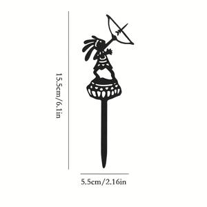 TEMU 1개 아프리카 부족 금속 모기퇴치대 & 향로 - 휴대용 야외 캠핑 장식, 전기/배터리 불필요, 내구성 있는 예술적 실루엣 디자인, 파티오, 정원, 해변, 정원 장식 아이템, 문화적 장식품