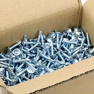 TEMU 1000개 4.2mm*20mm 개조 트러스 헤드 자가 드릴링 나사, 판금 및 와이어 라스 부착용 - 4.1 Lb 박스, 커팅 윙 디자인, 전체 나사산 커버리지, 금속 스타드 및 기타에 적합