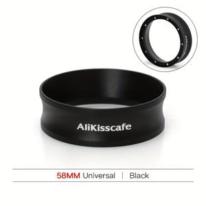 TEMU 1개 자석 커피 도징 링 플레어 디자인 깔때기 알루미늄 도징 깔때기 (10개 자석 포함), 51MM 54MM 58MM 커피 포터필터 머신 추가용 강력 흡착