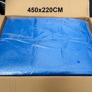TEMU 14.76Ft X 7.22Ft 직사각형 수영장 태양열 커버, 단열 폼 햇빛 가리개 담요, 보온 및 UV 보호 기능, 지상 및 지하 직사각형 수영장에 적합