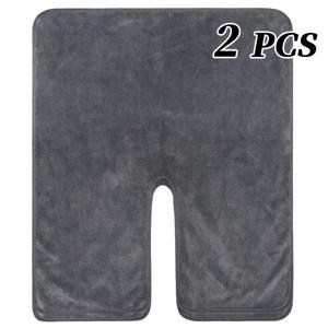 부드러운 U자형 타월 2개, 경량 뷰티 핸드 타월, 그레이/화이트, 얼굴 미용 케어 매칭 제품, 개인용 및 선물용으로 적합