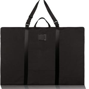 TEMU 오버사이즈 아트 클립, 나일론 숄더 스트랩 포함 24 x 36 인치 가벼운 포스터 보관 가방, 핸들 및 지퍼 디자인, 스케치 및 드로잉 액세서리, 휴대용 캐리어, 견고한 구조, 경량 소재, 포스터 홀더, 학생 및 예술가용 드로잉 도구 수납 파우치