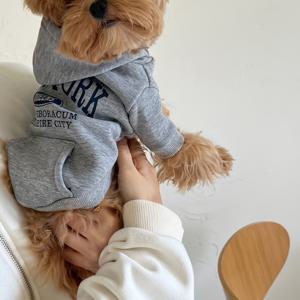 TEMU 새로운 가을 겨울 강아지 고양이 후드티 다용도 스웨트셔츠 테디 포메라니안 비숑 슈나우저 애완견 소형견 옷