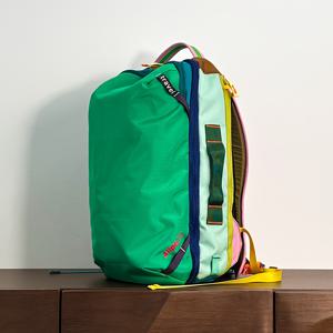 컬러 블록 하이킹 백팩 - 28L 대용량, 다중 포켓, 다기능 아웃도어 여행 가방 (컬러 블록 스타일), 여행, 트레킹, 등산, 출퇴근 등에 적합