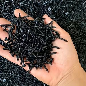 TEMU 800개/박스 검정색 고강도 M2 X 1mm 접시머리 접시머리 나사 십자 Phillips 머리 나사 모음 키트