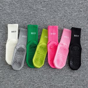 미끄럼 방지 전문가용 여성용 얇은 요가 양말 7켤레 세트, 실내 바닥용, 성인용 미끄럼 방지 요가 양말, 양말
