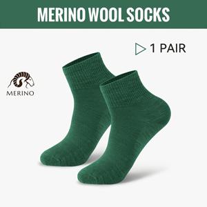 TEMU WRELS 단색 스포츠 울 양모 양말 1켤레, 아웃도어 스포츠 양말, 통기성 좋고 편안한 미끄럼 방지 디자인, 통기성 있는 메쉬 디자인, 달리기, 피트니스, 요가, 하이킹, 사이클링에 매우 적합 - 7가지 색상 제공