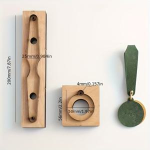 TEMU 카본 일본 카타나 키 블레이드 몰드 - DIY 가죽 & 카드 만들기, 일본 검 모양 스텐실로 키체인, 지갑, 태그 제작 - 가죽, 종이, 인조 가죽 호환 (절단 불필요) - 공예가 & 취미 활동가용