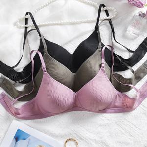 TEMU 3pcs 여성용 편안한 수면 통기성 무선 소프트컵 솔리드 브라렛 속옷 브라