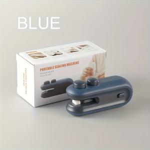 TEMU USB 충전식 식품 봉투 실러 | 핸드헬드 미니 진공 실러 (칩, 스낵, 커피용) | 신선도 유지 및 방습 기능 | 휴대용 자석 주방 도구 (가정 및 여행용)